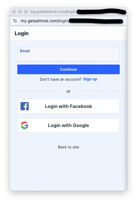 Example of Smaller Screen Size Layout